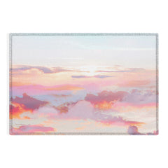83 Oranges Blush Clouds Outdoor Rug