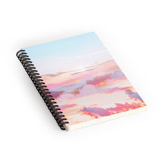 83 Oranges Blush Clouds Spiral Notebook