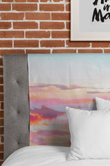 83 Oranges Blush Clouds Tapestry