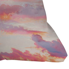 83 Oranges Blush Clouds Throw Pillow