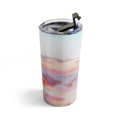 83 Oranges Blush Clouds Travel Mug