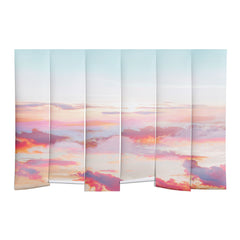83 Oranges Blush Clouds Wall Mural