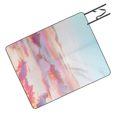 83 Oranges Blush Clouds Picnic Blanket
