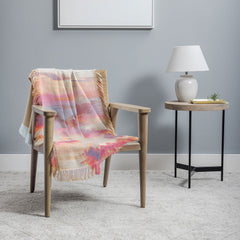 83 Oranges Blush Clouds Throw Blanket