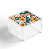 83 Oranges Blush Sunflowers Acrylic Box