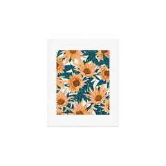 83 Oranges Blush Sunflowers Art Print