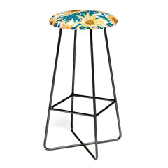 83 Oranges Blush Sunflowers Bar Stool