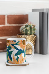 83 Oranges Blush Sunflowers Coffee Mug