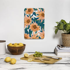 83 Oranges Blush Sunflowers Cutting Board Rectangle
