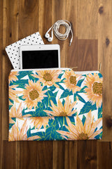 83 Oranges Blush Sunflowers Pouch