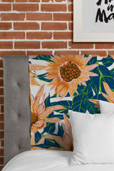 83 Oranges Blush Sunflowers Tapestry