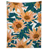 83 Oranges Blush Sunflowers Tapestry