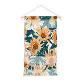 83 Oranges Blush Sunflowers Wall Hanging Portrait