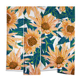 83 Oranges Blush Sunflowers Wall Mural