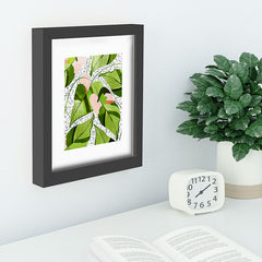 83 Oranges Blushing Leaves Recessed Framing Rectangle