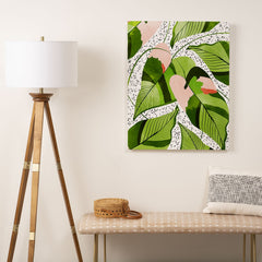 83 Oranges Blushing Leaves Art Canvas