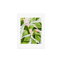 83 Oranges Blushing Leaves Art Print