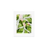 83 Oranges Blushing Leaves Art Print