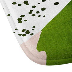 83 Oranges Blushing Leaves Memory Foam Bath Mat