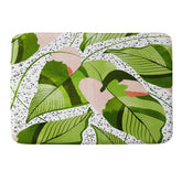 83 Oranges Blushing Leaves Memory Foam Bath Mat