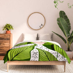83 Oranges Blushing Leaves Comforter
