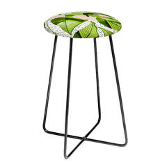 83 Oranges Blushing Leaves Counter Stool