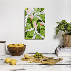 83 Oranges Blushing Leaves Cutting Board Rectangle