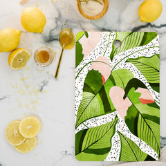 83 Oranges Blushing Leaves Cutting Board Rectangle