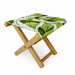 83 Oranges Blushing Leaves Folding Stool