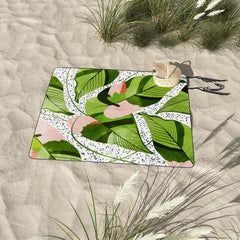 83 Oranges Blushing Leaves Picnic Blanket
