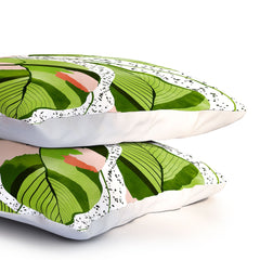 83 Oranges Blushing Leaves Pillow Shams