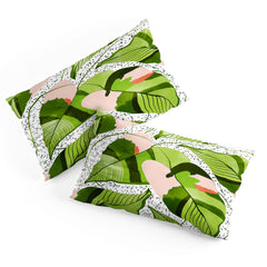 83 Oranges Blushing Leaves Pillow Shams
