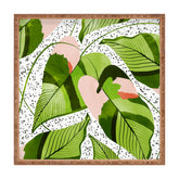 83 Oranges Blushing Leaves Square Tray