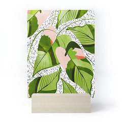 83 Oranges Blushing Leaves Mini Art Print
