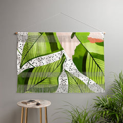 83 Oranges Blushing Leaves Wall Hanging Landscape