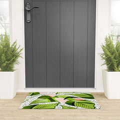 83 Oranges Blushing Leaves Welcome Mat
