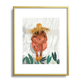 83 Oranges Bohemian Vacay Metal Framed Art Print