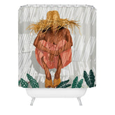 83 Oranges Bohemian Vacay Shower Curtain