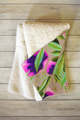 83 Oranges Bon Vivant Fleece Throw Blanket