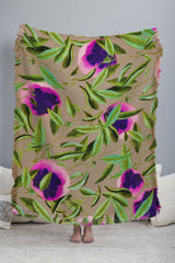 83 Oranges Bon Vivant Throw Blanket