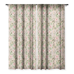 83 Oranges Botanic Sheer Window Curtain