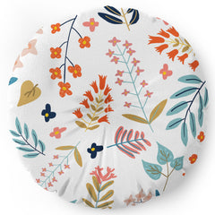83 Oranges Botanical Harmony Floor Pillow Round