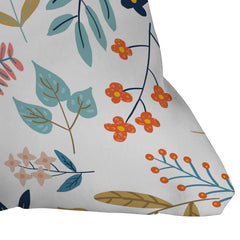 83 Oranges Botanical Harmony Throw Pillow