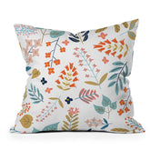 83 Oranges Botanical Harmony Throw Pillow