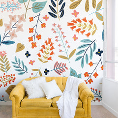 83 Oranges Botanical Harmony Wall Mural