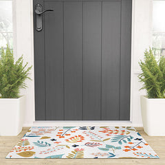 83 Oranges Botanical Harmony Welcome Mat