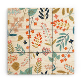 83 Oranges Botanical Harmony Wood Wall Mural