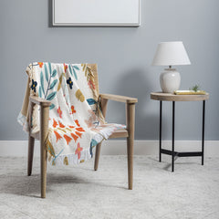 83 Oranges Botanical Harmony Throw Blanket