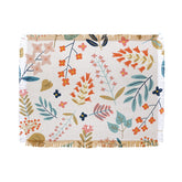 83 Oranges Botanical Harmony Throw Blanket