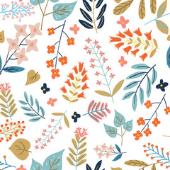 83 Oranges Botanical Harmony Shower Curtain